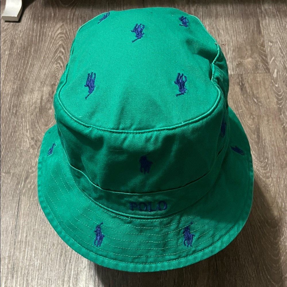 Polo by Ralph Lauren Emerald Hat with Navy Accents